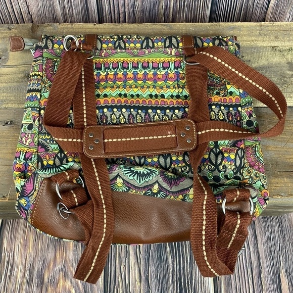 Sakroots Backpack/ Cross Body Bag - Picture 2 of 12